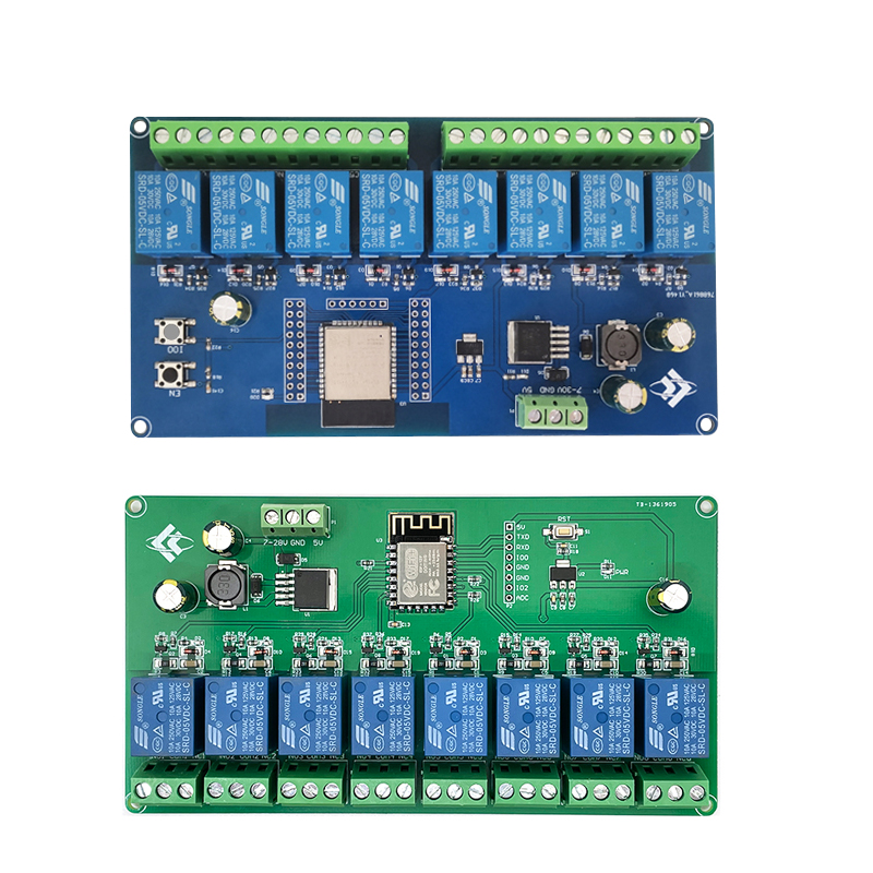 Relay 8 Channel Board - Module relais WIFI 8 canaux ESP8266