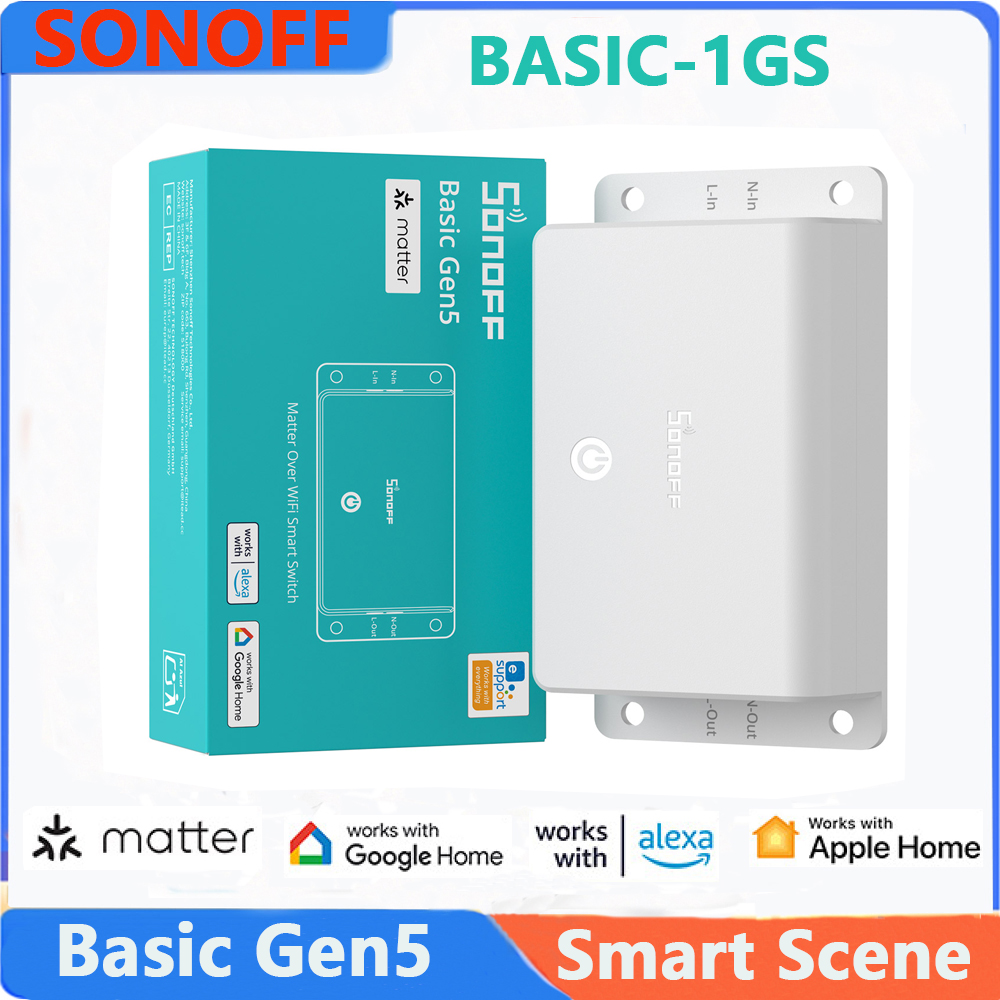Sonoff Basic Switch - Interrupteur intelligent SONOFF Basic Gen5 (BASIC-1GS)