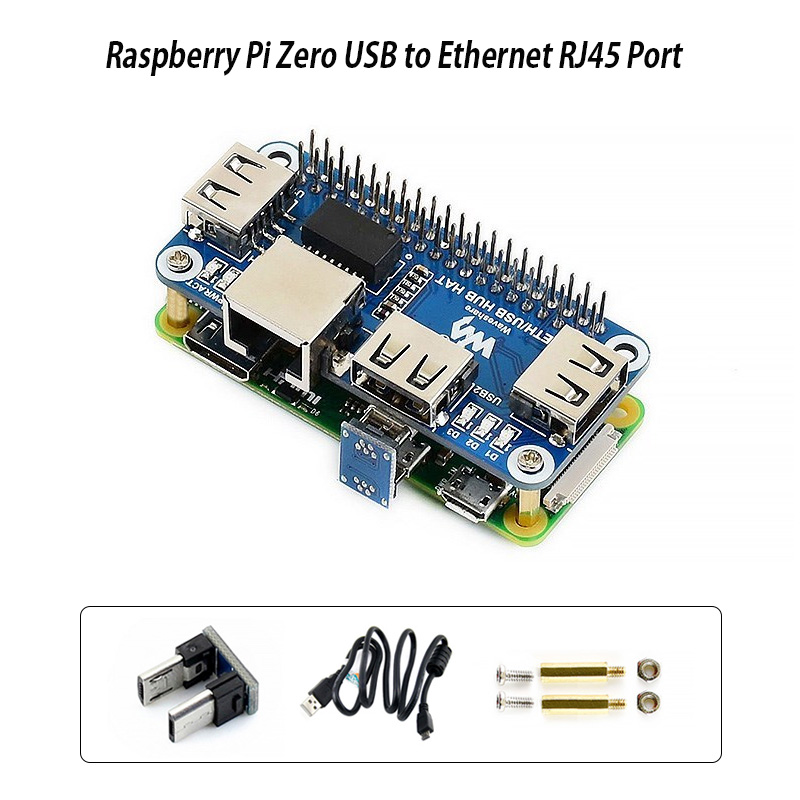 Pi Zero W Board - Raspberry Pi USB vers Ethernet RJ45