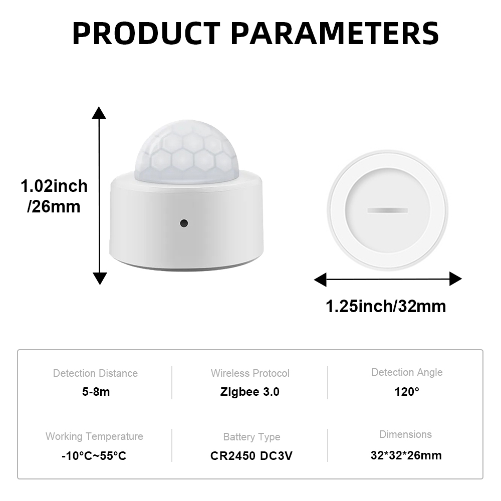 Capteur de luminosité Tuya Zig - Home Automation Ideas avis et prix