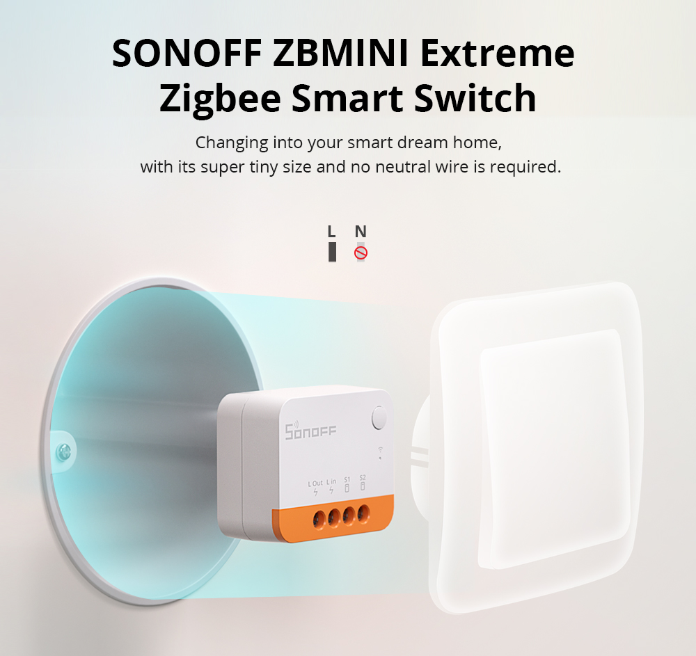 Interrupteur intelligent Zigbe - Sonoff Basic Switch avis et prix