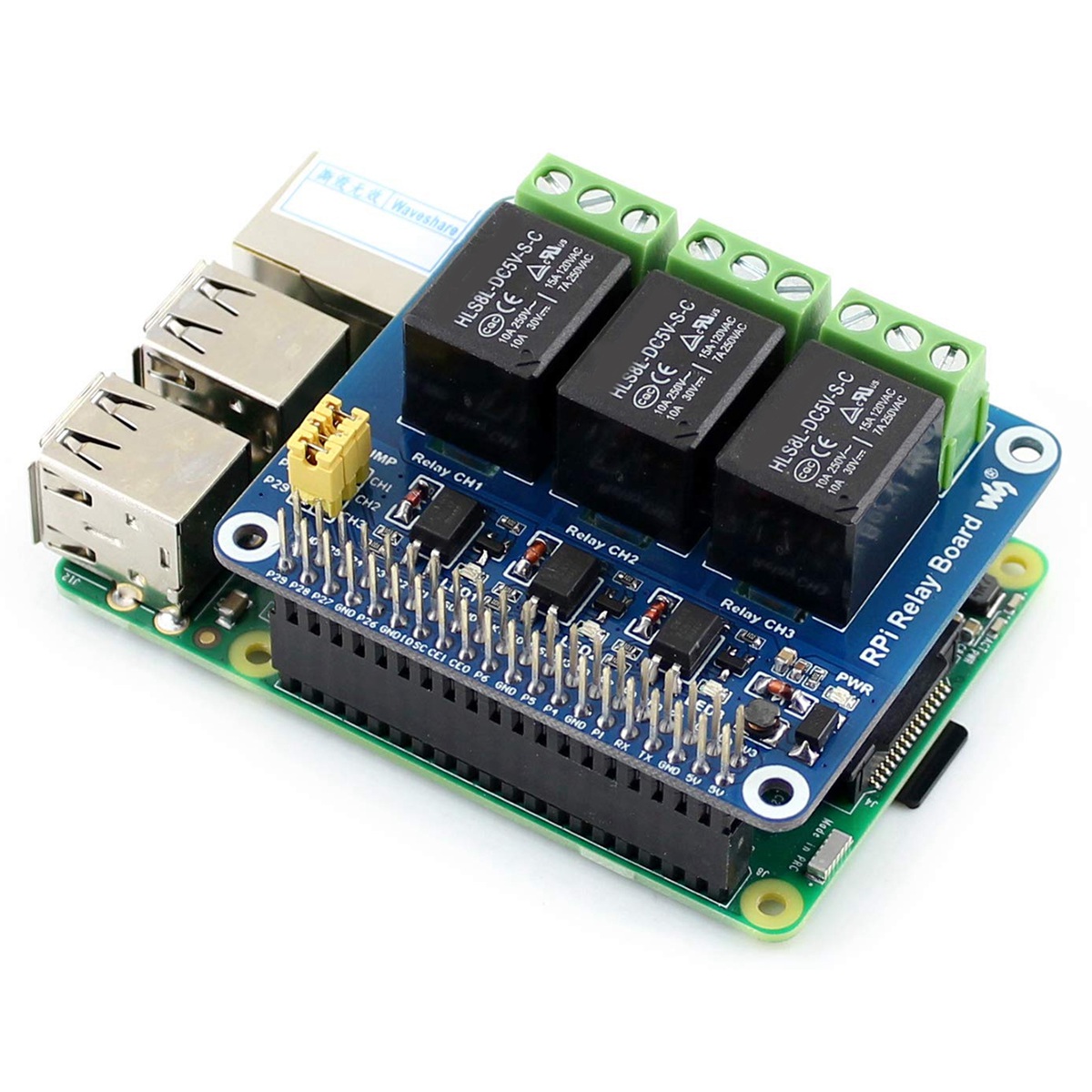 Module de relais 3 canaux 5V W - Pi Zero W Board avis et prix